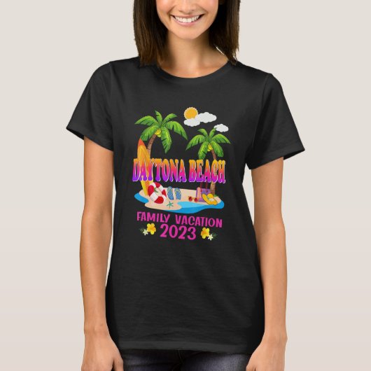 Daytona Beach Family Vacation Summer Beach Matchin T-Shirt (Vorderseite)