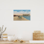 Daytona Beach, FL - Beach View Pier Casino Poster (Küche)