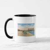 Daytona Beach, FL - Beach View Pier Casino Tasse (Links)
