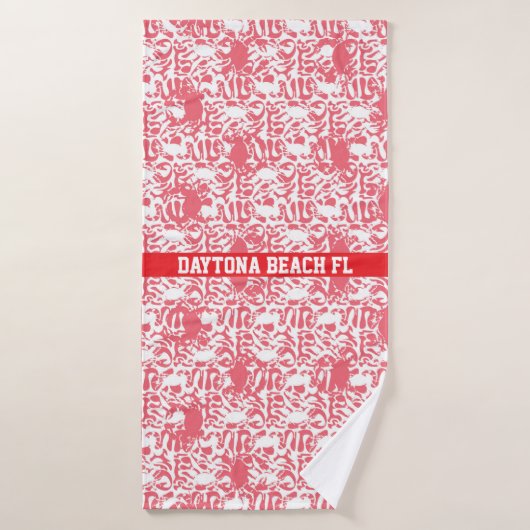 Daytona Beach FL Benutzerdefiniert Badehandtuch (Badehandtuch)