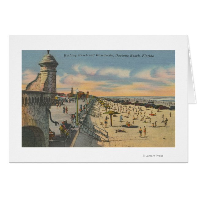 Daytona Beach, FL - Boardwalk View Beach (Vorderseite (Horizontal))