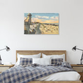 Daytona Beach, FL - Boardwalk View Beach Leinwanddruck (Insitu (Schlafzimmer))