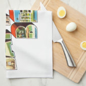 Daytona Beach FL Geschirrtuch (Viertel Falte)