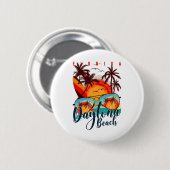 Daytona Beach Fl. Sommerurlaubsreise - Florida B Button (Vorne & Hinten)