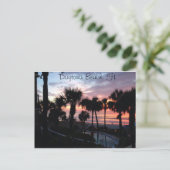 Daytona Beach, FL Sunrise Postkarte (Stehend Vorderseite)