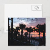 Daytona Beach, FL Sunrise Postkarte (Vorne/Hinten)