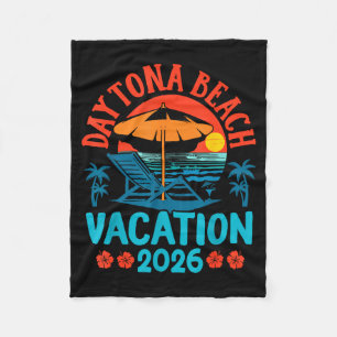 Daytona Beach Florida 2026 Familienurlaub Sommer  Fleecedecke