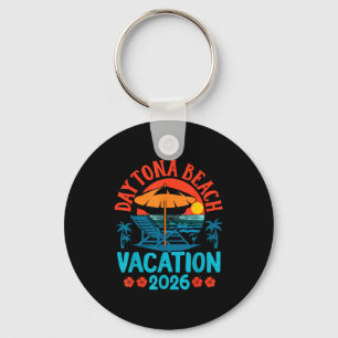 Daytona Beach Florida 2026 Familienurlaub Sommer  Schlüsselanhänger