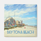 Daytona Beach Florida Beach Foto Magnet (Vorne)