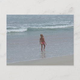 Daytona Beach Florida Bikini Girl Post Card FL Postkarte