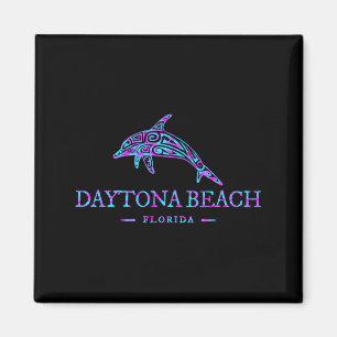 Daytona Beach Florida Delphin Jungen Mädchen Urlau Magnet