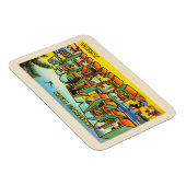 Daytona Beach Florida FL Großer Brief Postkarte Magnet (Rechte Seite)