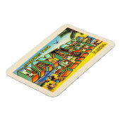 Daytona Beach Florida FL Großer Brief Postkarte Magnet (Linke Seite)
