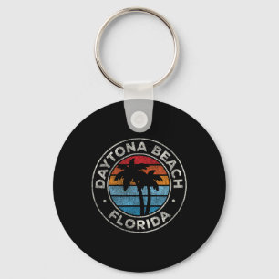 Daytona Beach Florida Fl Vintag Graphic Retro 70er Schlüsselanhänger