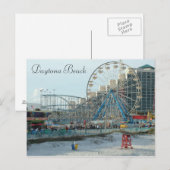 Daytona Beach Florida Foto Postcard Keepake Postkarte (Vorne/Hinten)