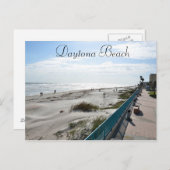 Daytona Beach Florida Foto Postcard Keepake Postkarte (Vorne/Hinten)