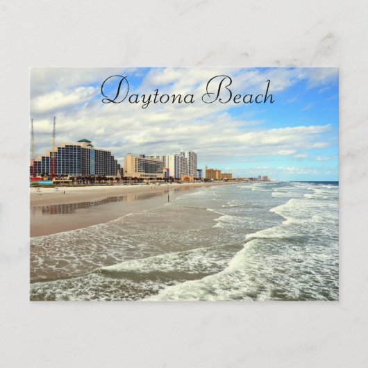 Daytona Beach Florida Foto Postcard Keepake Postkarte (Vorderseite)