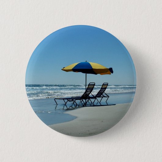Daytona Beach Florida Fotografie Button (Vorderseite)