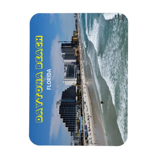 Daytona Beach, Florida Hintergrund Magnet (Vertikal)