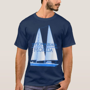 Daytona Beach Florida Küste Nautical Sailing Sai T-Shirt