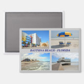 Daytona Beach Florida Magnet (Vorderseite/Rückseite)