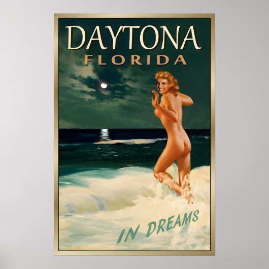 DAYTONA BEACH Florida-Neu Original Marilyn Monroe Poster (Vorne)