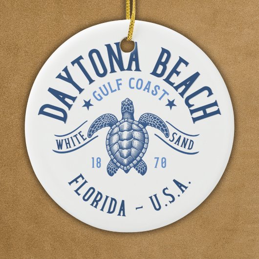 Daytona Beach Florida Paradise Beach Keramik Ornament
