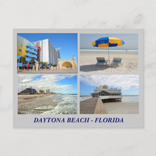 Daytona Beach Florida Postkarte (Vorderseite)