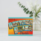 Daytona Beach Florida Postkarte (Stehend Vorderseite)