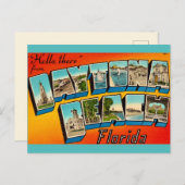 Daytona Beach Florida Postkarte (Vorne/Hinten)