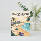 Daytona Beach Florida Postkarte (Stehend Vorderseite)
