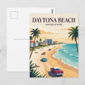 Daytona Beach Florida Postkarte (Vorne/Hinten)