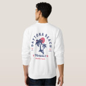 Daytona Beach Florida Retro Souvenirs Sweatshirt (Schwarz voll)
