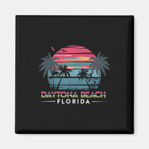 Daytona Beach Florida Sommerurlaub Retro Design Magnet