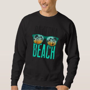 Daytona Beach Florida Sommerurlaub Surftag Sweatshirt
