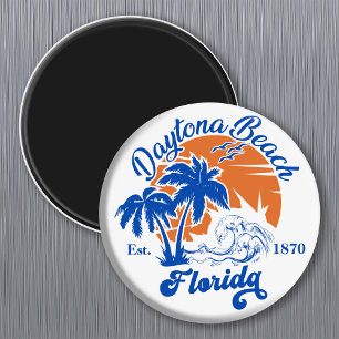 Daytona Beach Florida Summer Waves 60er Magnet