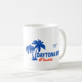 Daytona Beach Florida Summer Waves 80er Kaffeetasse (VorderseiteRechts)