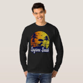 Daytona Beach Florida Sunset Beach Retro T-Shirt (Vorne ganz)