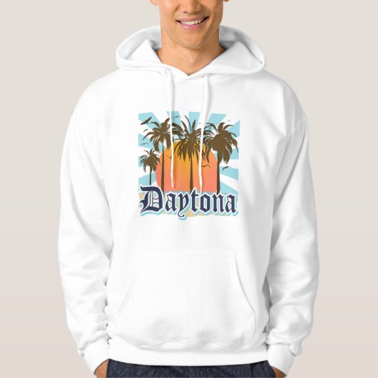 Daytona Beach Florida USA Hoodie (Vorderseite)