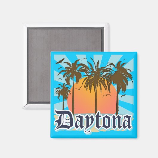 Daytona Beach Florida USA Magnet (Vorderseite/Rückseite)