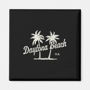 Daytona Beach Florida Vintag 70er Palm Trees Graph Magnet