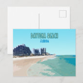 Daytona Beach Florida Vintag Postkarte (Vorne/Hinten)
