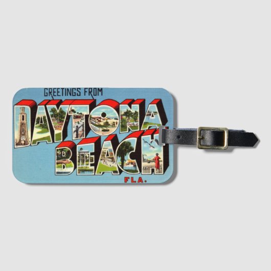 Daytona Beach Gepäckanhänger (Vorderseite (Horizontal))