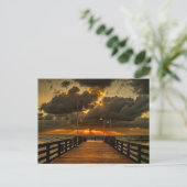 Daytona Beach Pier Postkarte (Stehend Vorderseite)