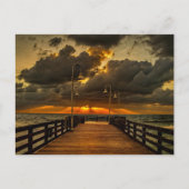 Daytona Beach Pier Postkarte (Vorderseite)