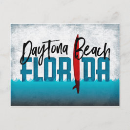 Daytona Beach Postcard Florida Surfboard Postkarte