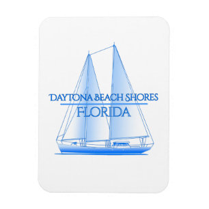 Daytona Beach Shows Küste Nautical Segelschiff Magnet