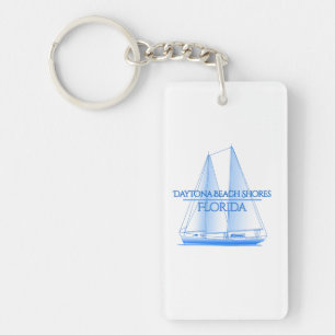 Daytona Beach Shows Küste Nautical Segelschiff Schlüsselanhänger
