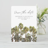 Daytona Beach Wedding Florida Save the Date Einladung (Stehend Vorderseite)