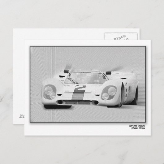 Daytona Dreams Postkarte (Vorne/Hinten)